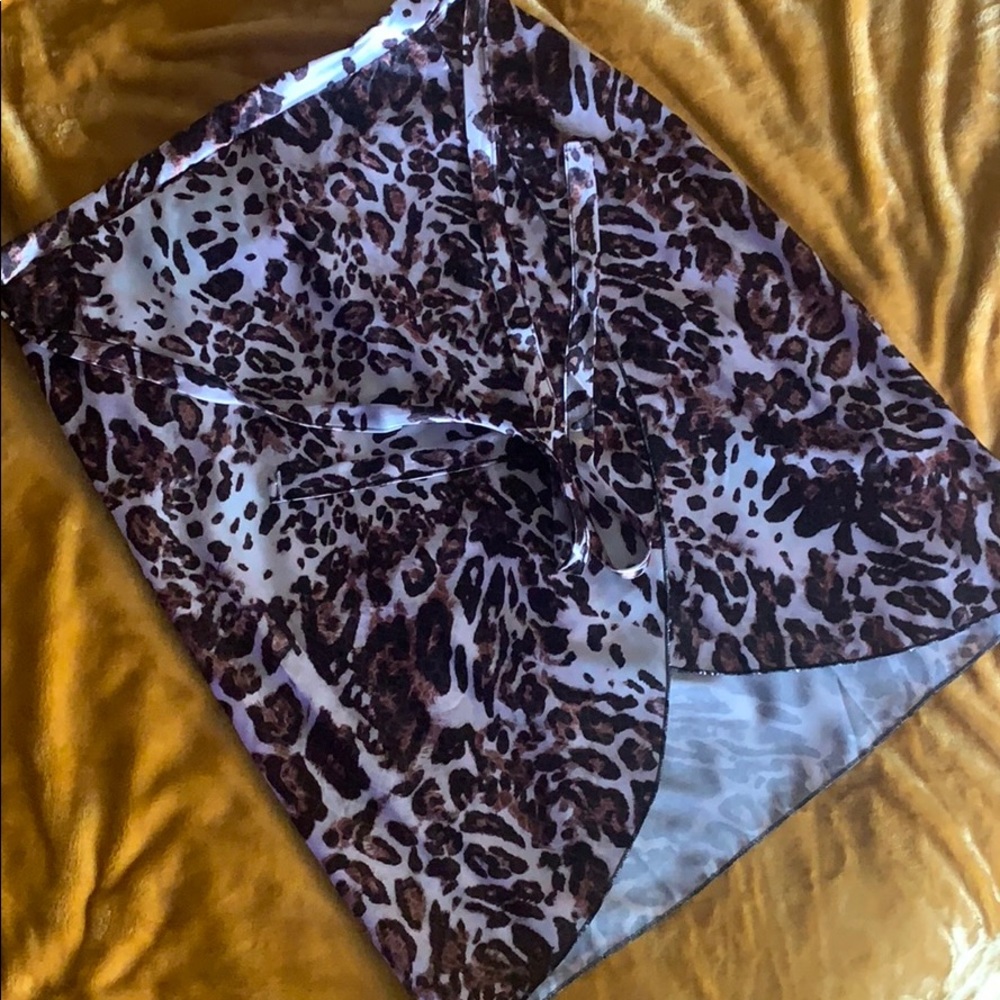 Leopard Print Skirt